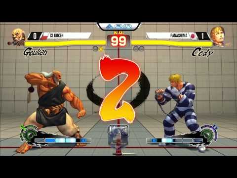 CL Goken (Gouken) vs Panashima (Cody) - EVO 2015 USF4 Pools - 720p/60fps