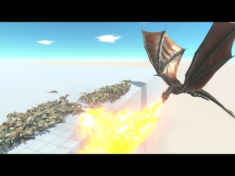 Dragon vs 200 Weakest Units Army ARBS Animal Revolt Battle Simulator