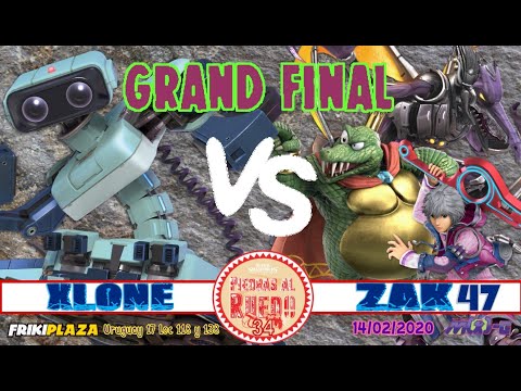 xLone (ROB) vs zAK-47 (Ridley, Shulk, King K. Rool) GRAND FINAL Piedras al Ruedo 34
