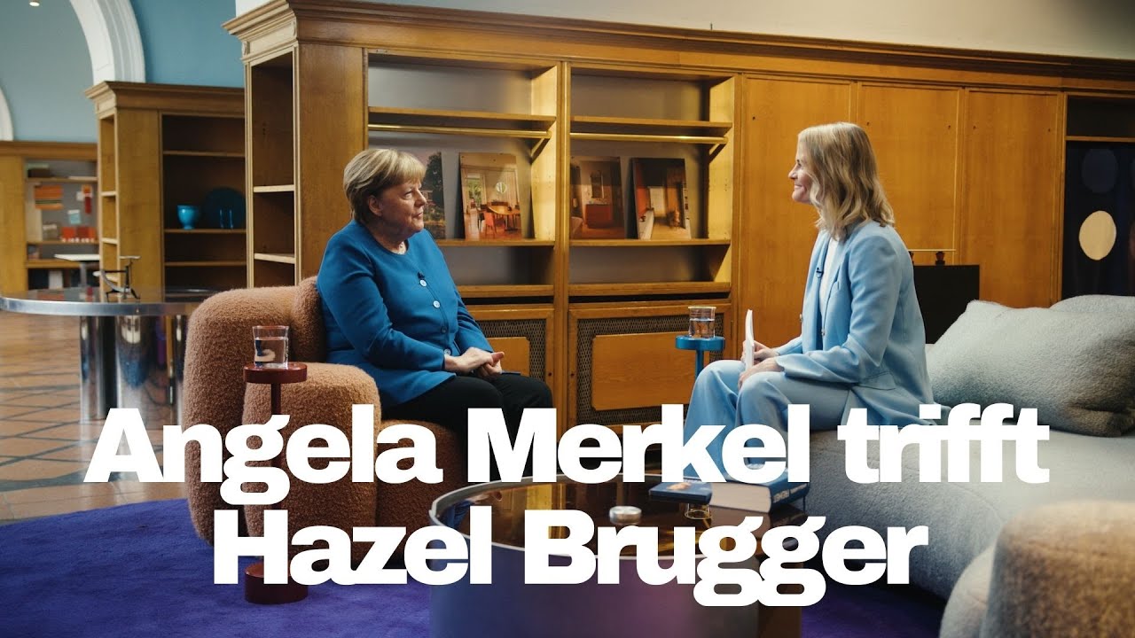 Angela Merkel trifft Hazel Brugger