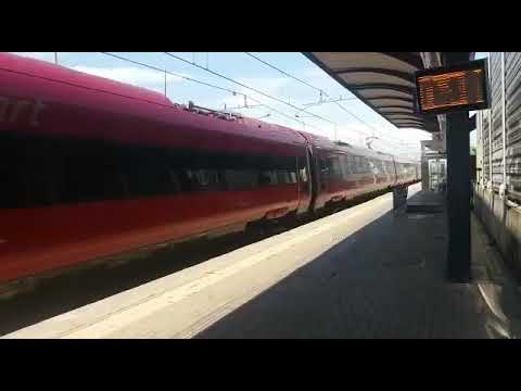 Italo evo in transito a Pioltello