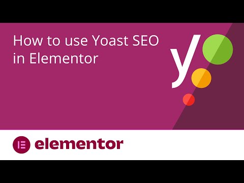 How to use Yoast SEO in Elementor