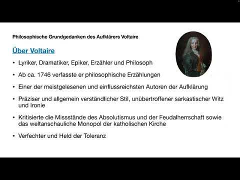 06 Referat Die philosophischen Grundgedanken des Aufklärers Voltaire