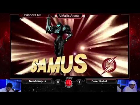 SSB4 Spring 2016 Major: NeoTempus (Samus) vs Fazed Rebel (DK, Cloud) - WR5