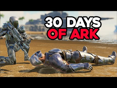 I Played ARK For 30 Real Days And Became A Solo God
