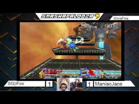 SmashaPalooza 9: Winners Finals - MaNiAcJaCe (Sheik) vs iFox (Captain Falcon)