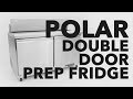 Video: Mostrador frigorífico de preparación 2 puertas 527 litros Polar GD883