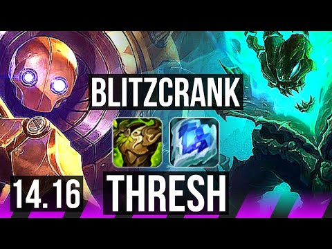 BLITZCRANK & Syndra vs THRESH & Ashe (SUP) | 6/4/19, Rank 14 Blitz | NA Challenger | 14.16