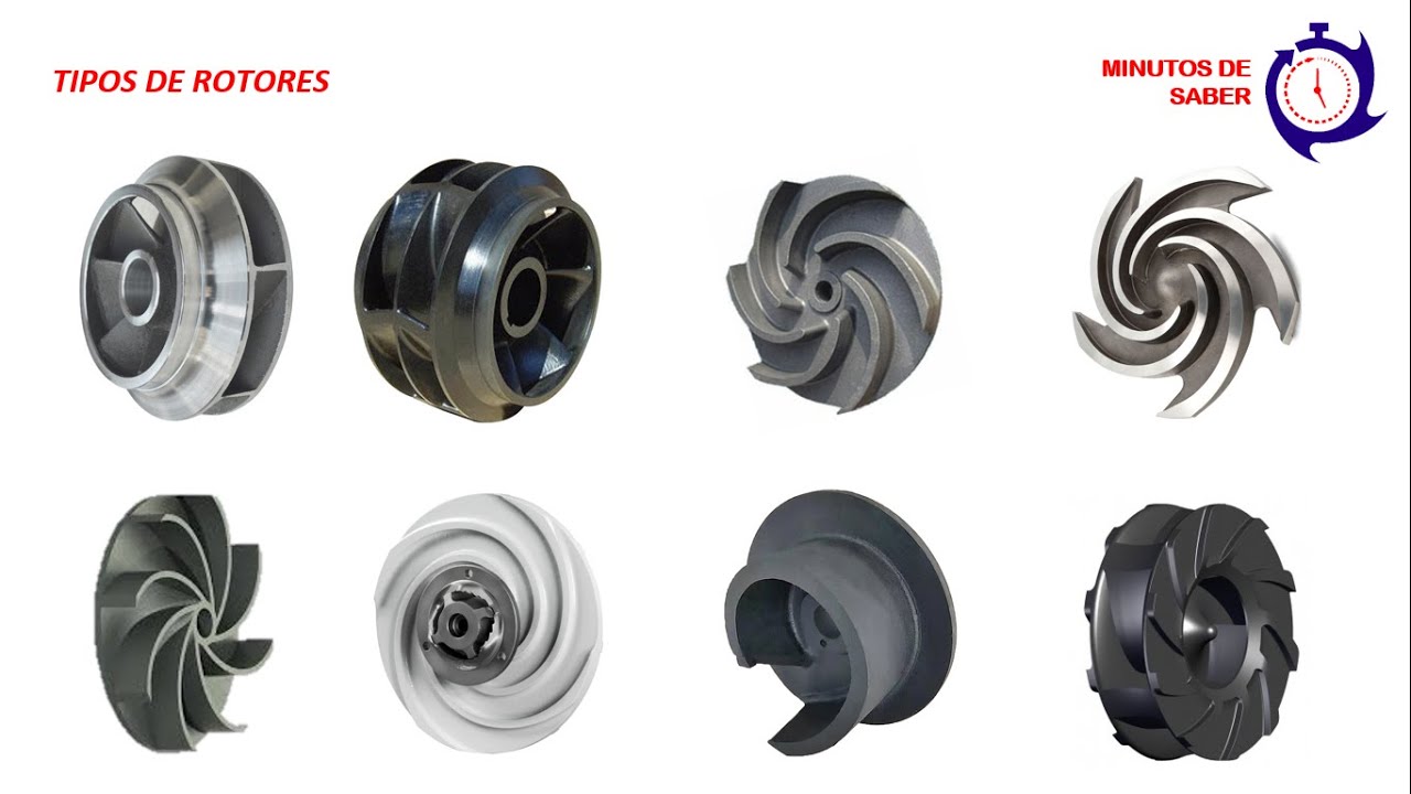 Tipos de Rotores Utilizados em Bombas Centrífugas