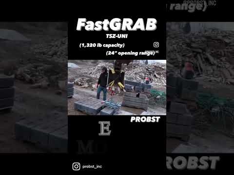 FastGRAB / TSZ-UNI Clamp -- 1,320 lb capacity & 24 inch opening range - Probst Inc.
