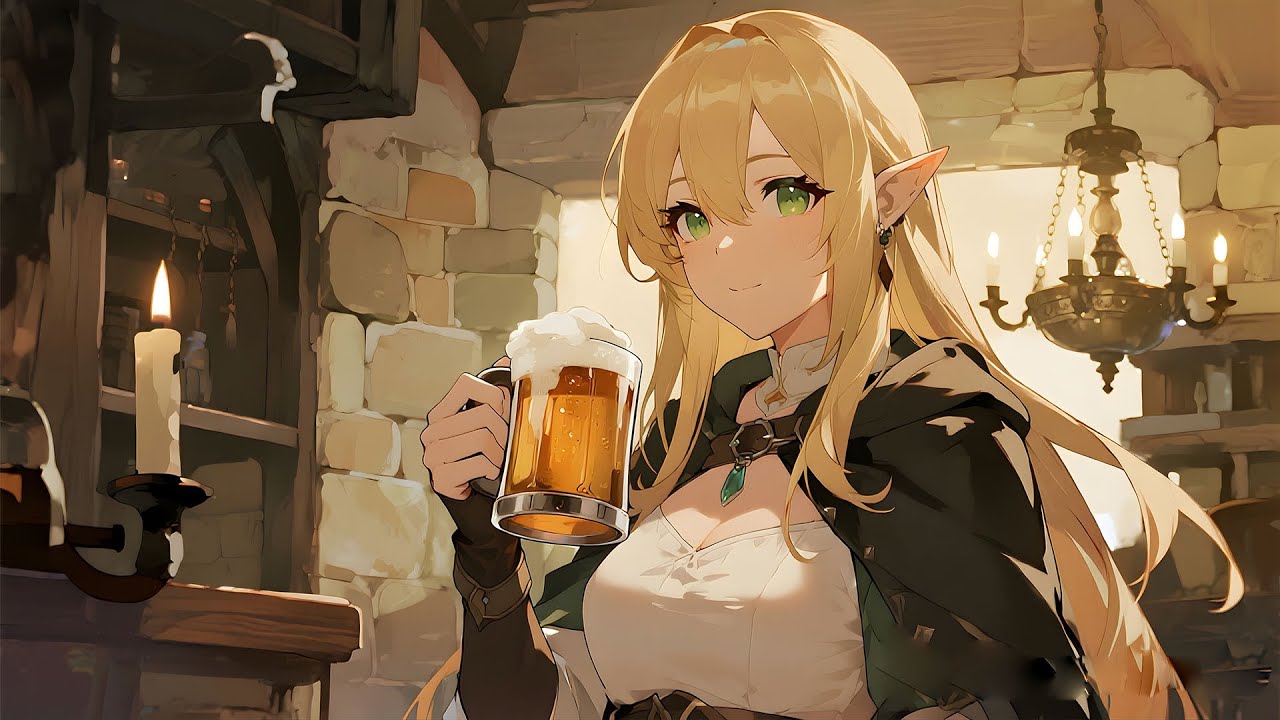 中世の酒場の雰囲気 | D&D ファンタジー酒場の音楽とメロディー