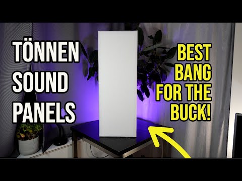 Tönnen Fiberglass Acoustic Panel Review (..why you should AVOID FOAM and get THESE instead!)