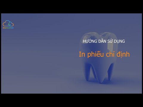 Hướng dẫn in phiếu chỉ định