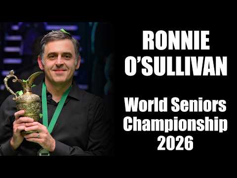 Absolute Essence of Ronnie O'Sullivan - World Seniors Championship 2026!