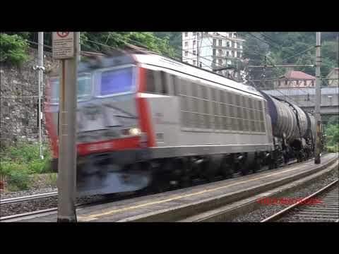 TRENI A MIGNANEGO SULLA LINEA DEI GIOVI "GENOVA"  7 - 6 - 2018.