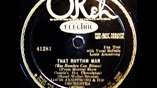 Louis Armstrong and His Orchestra: That Rhythm Man  1929