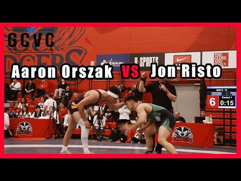 2020 Usports Wrestling - Aaron Orszak vs Jon Risto - Men's 72KG Full Match (almost)!