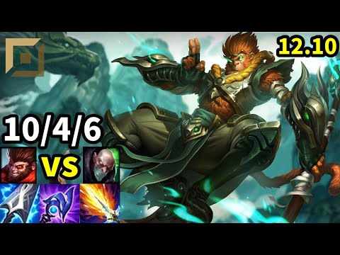 Wukong Top vs Singed - EUW Master | Patch 12.10