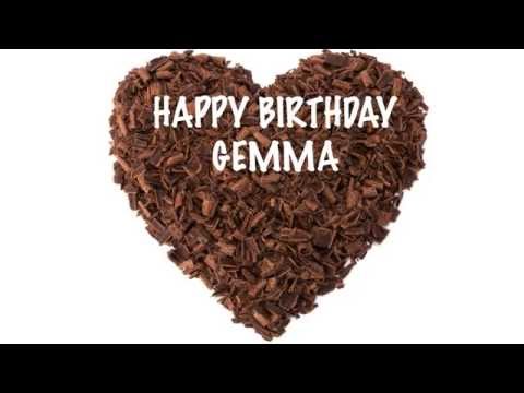 GemmaJemma like Jemma   Chocolate - Happy Birthday