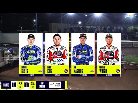 Heat 13 | Oxford vs Redcar | Knockout Cup Semi Final Leg 2 | OXFORD SPEEDWAY TV 2025