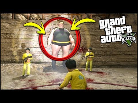I FOUND the SEWER GIANT! GTA 5 ITA