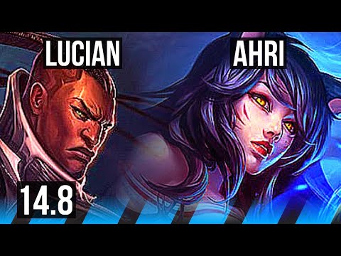 LUCIAN vs AHRI (MID) | 8/0/5, Legendary | EUW Master | 14.8