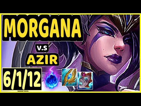 MORGANA vs AZIR - 6/1/12 KDA MID GAMEPLAY - EUW Ranked MASTER