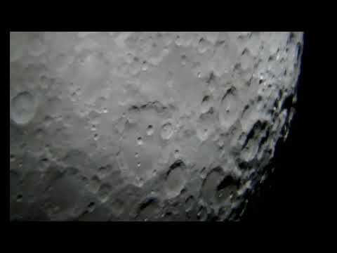 Moon craters through my reflector telescope🌓