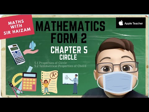 Mathematics Form 2 Chapter 5 Circle (PART 1) #mrsmchannel