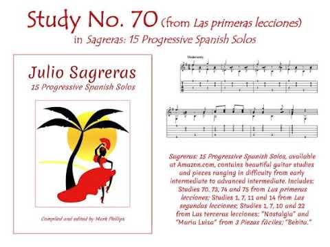 Sagreras: Study No. 70 from “Las primeras lecciones de guitarra”