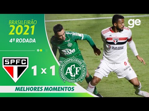 Vídeo / São Paulo 1 x 1 Chapecoense - Brasileirão 2021