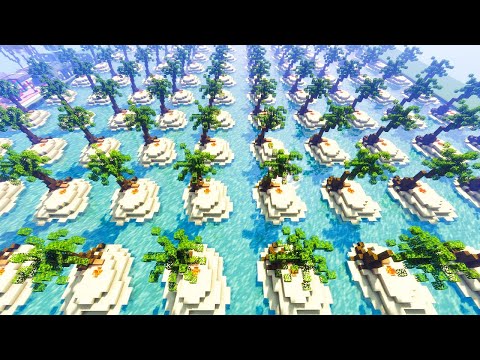 I Gave 200 Minecraft Players one chunk each to build their own Island