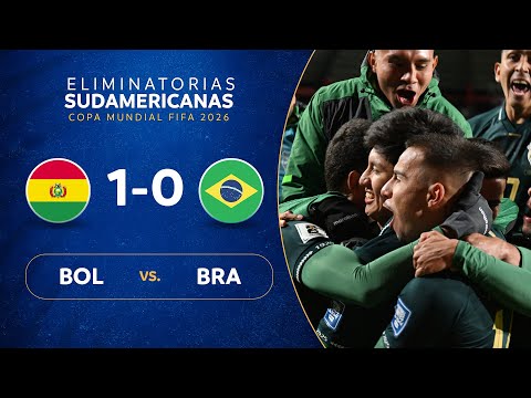 BOLIVIA vs. BRASIL [1-0] | RESUMEN | ELIMINATORIAS SUDAMERICANAS | FECHA 18