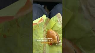 Cover art for carti reviews the cheeseburger