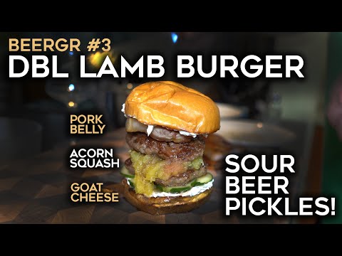 Double Lamb Burger with Pork Belly | Beergr #3 🐑🐷