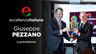 Danilo Iervolino premia Giuseppe Pezzano | Galà delle Eccellenze Italiane
