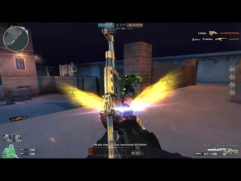 Crossfire NA 2.0 AK 47 S Glorious Phoenix (AK47 Gold Phoenix)  HMX Zombie V4 GamePlay By Pho