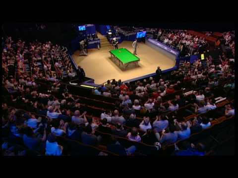 Crucible Snooker previously unseen Crowd Warm Up
