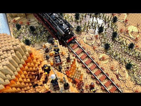 Eisenbahnraub - Lego Western Welt Teil 19.
