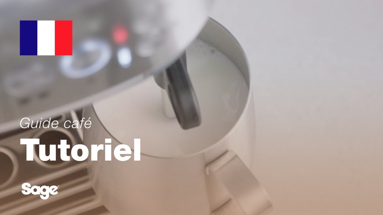 Guide didactique du café Breville - Comment texturer automatiquement le lait