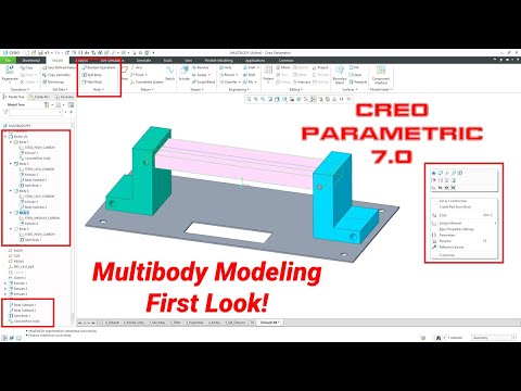 Creo Parametric 7.0 Multibody Modeling First Look!
