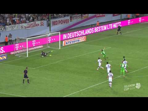Telekom Cup 2014 - Traumtor von Lewandowski - Bayern schlägt Gladbach - Quelle: Telekom