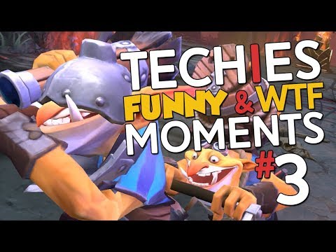 Techies WTF & Funny Moments #3 - DotA 2