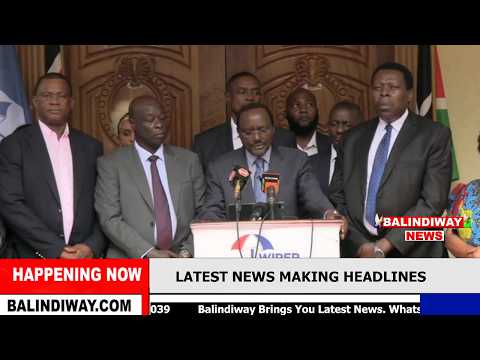LIVE: Gachagua, Kalonzo and other united opposition leaders addressing the Nation Now!
