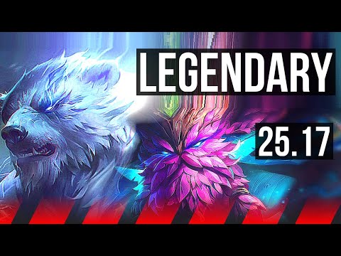 VOLIBEAR vs ORNN (TOP) | Legendary | EUW Master | 25.17