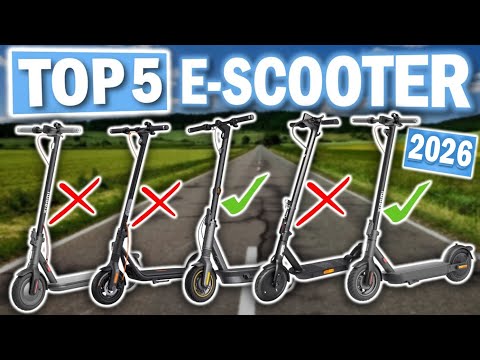 E-SCOOTER kaufen: Das sind die besten E-Scooter 2026