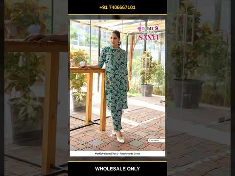 Mystic9 Saanvi Vol 1 - Readymade Dress – product video thumbnail