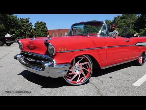 1957 Chevrolet Bel Air on 24-Inch Amani Wheels
