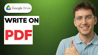 How to Write on Google Drive PDF [2026 Full Guide]