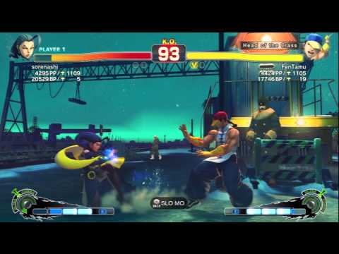 SSF4 AE 2012 Ranked sorenashi (Rose) vs FenTamu (Yun)